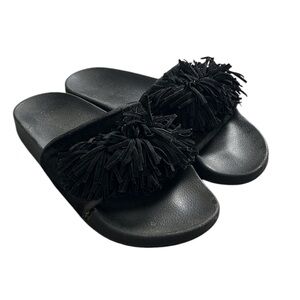 Dirty Laundry | Faron Fringe Slide Sandals